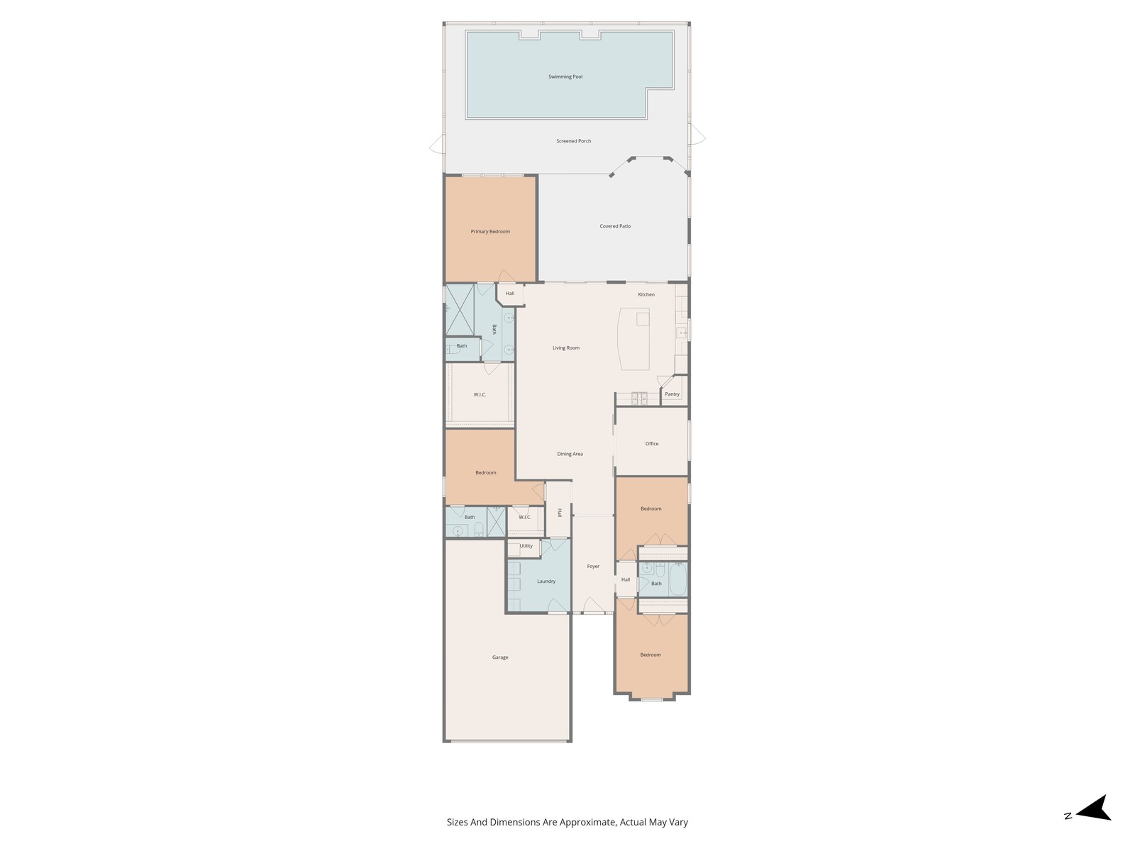 Single-Family (Executive) floor plan example