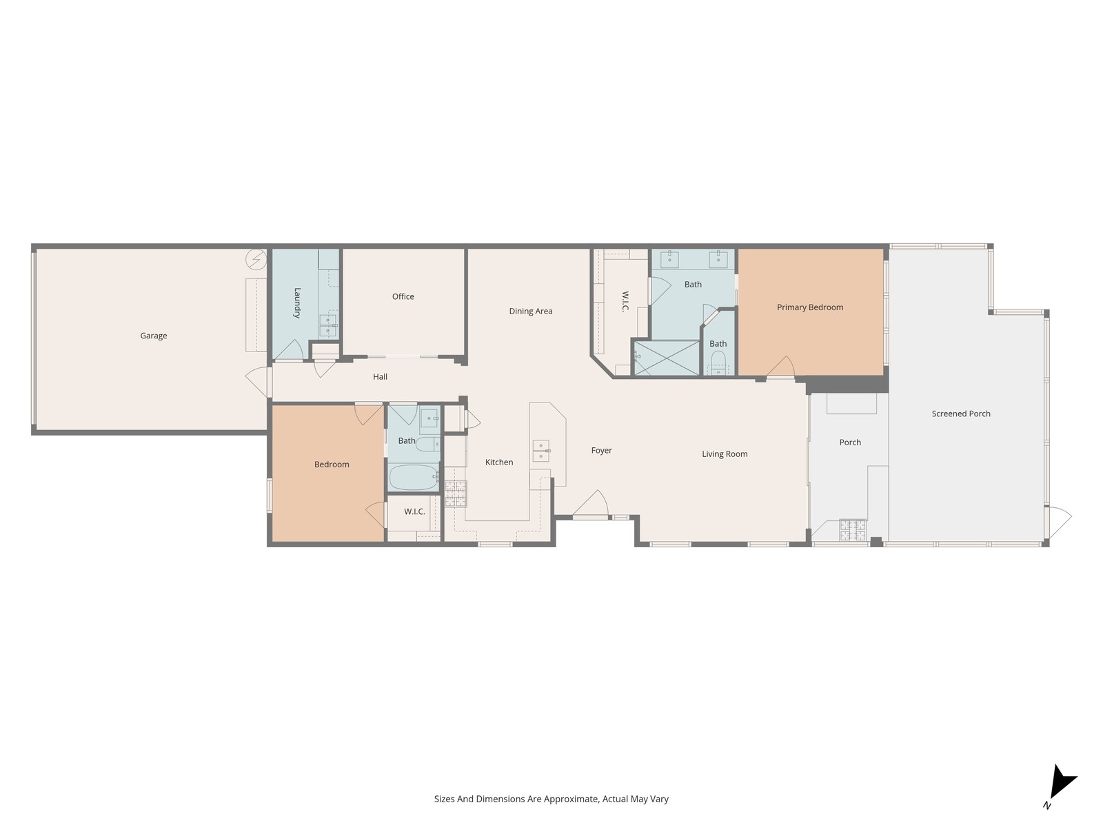 Villas floor plan example